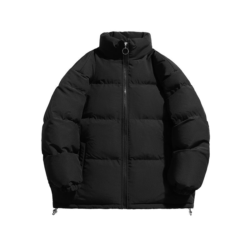 Women's Oversized Padded Jacket with High Stand-up Collar and Adjustable Hem Shop Velvia