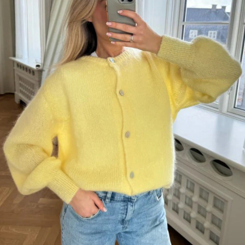 Shop Velvia | Soft Mohair Cardigan