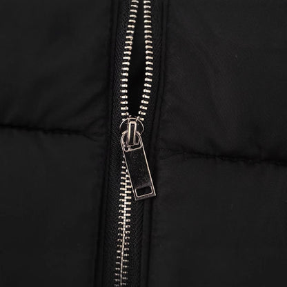 Women's Short Quilted Jacket with Stand-Up Collar, Zipper and Elastic Cuffs Shop Velvia