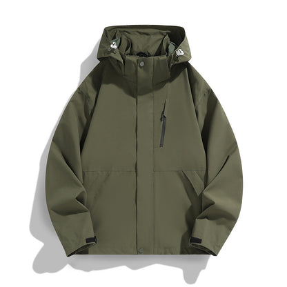 Women Oversize Softshell Hooded Jacket with Drop Shoulder, Concealed Zippers and Drawstring Shop Velvia