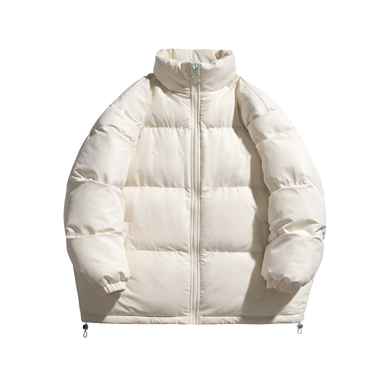 Women's Oversized Padded Jacket with High Stand-up Collar and Adjustable Hem Shop Velvia