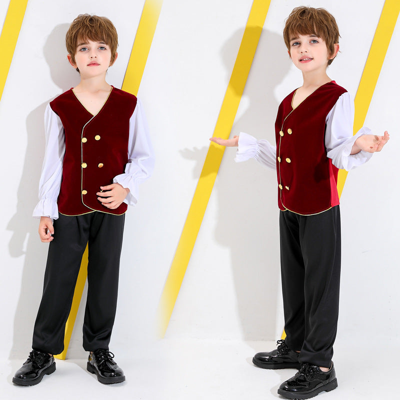 Boys' fairytale costume with detail-loving shirt and pants Shop Velvia