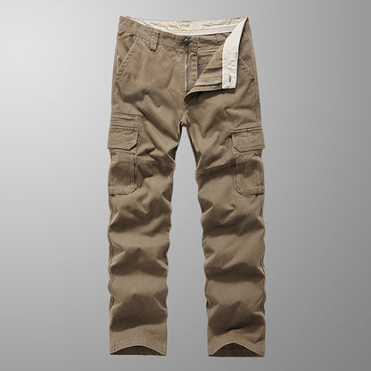 Men's robustly cut cargo pants with reinforced knees and multiple pockets Shop Velvia