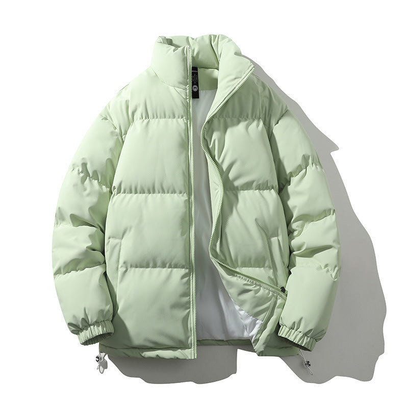 Unisex Padded Quilted Transitional Jacket with High Collar and Adjustable Hem Shop Velvia