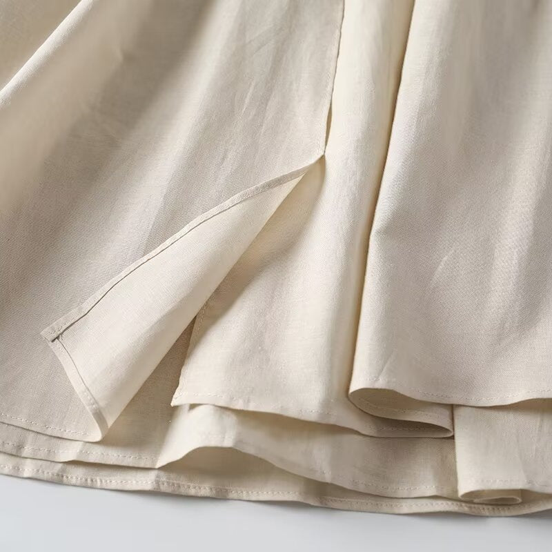 Women's maxi skirt with elastic waistband, wide tiers and side slits Shop Velvia