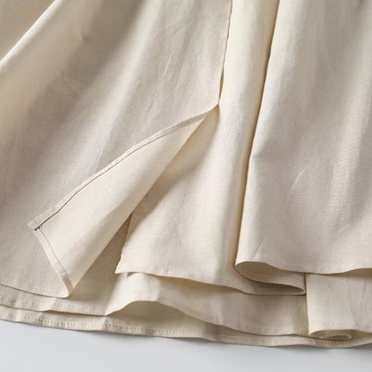 Women's maxi skirt with elastic waistband, wide tiers and side slits Shop Velvia