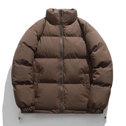 Unisex Padded Quilted Transitional Jacket with High Collar and Adjustable Hem Shop Velvia