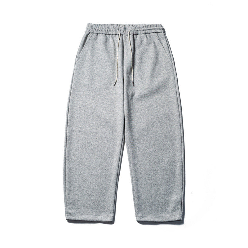 Men's loose-fitting sweatpants with elastic drawstring waistband and cropped leg Shop Velvia