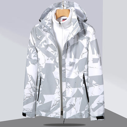 Women's two-layer softshell jacket with removable fleece inner jacket and hood Shop Velvia