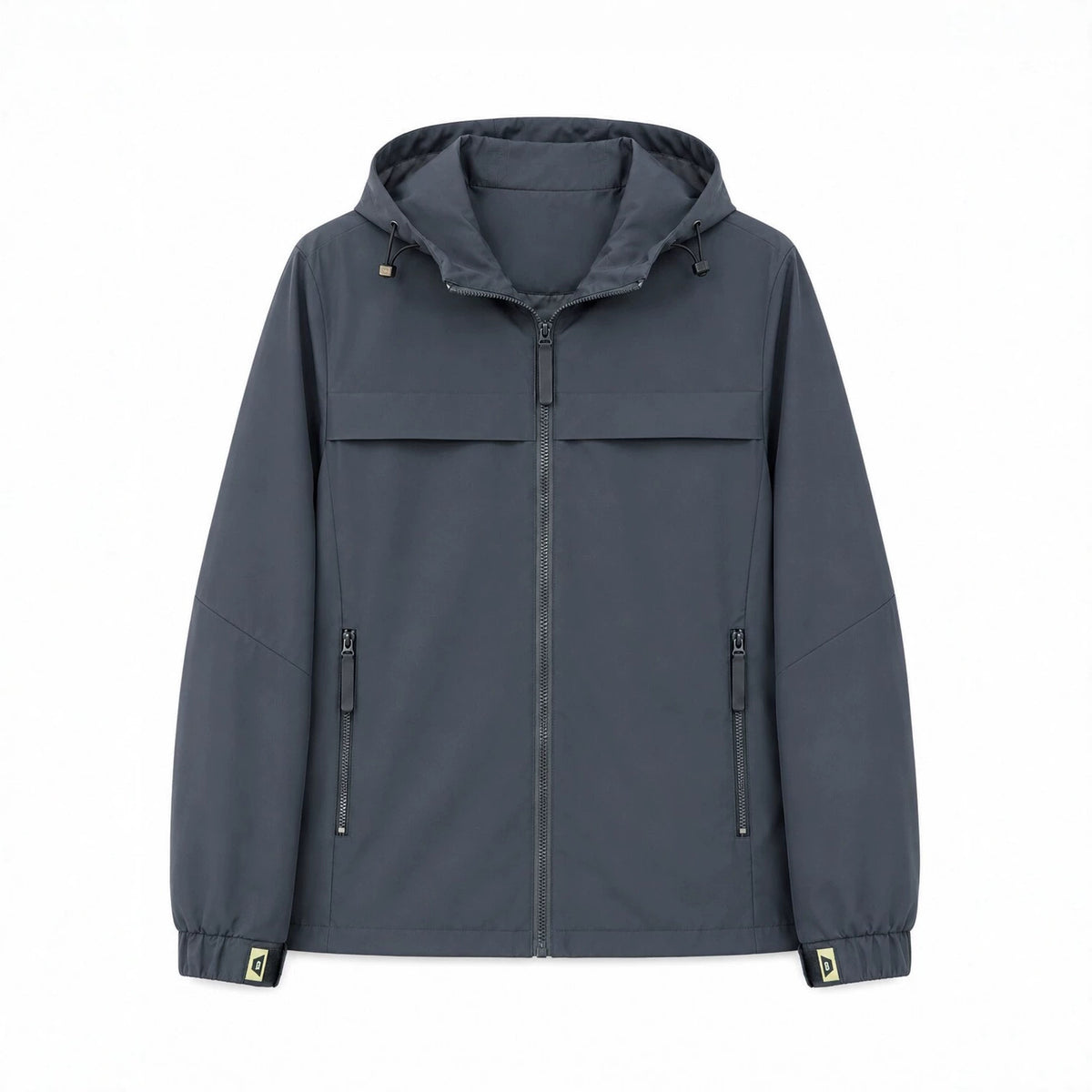 Men's lightweight water-repellent hooded softshell jacket with zip pockets Shop Velvia