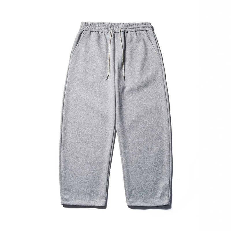 Men's loose-fitting sweatpants with elastic drawstring waistband and cropped leg Shop Velvia