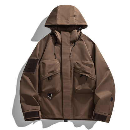 Men's Technical Utility Hoodie with Multifunctional Pockets Shop Velvia