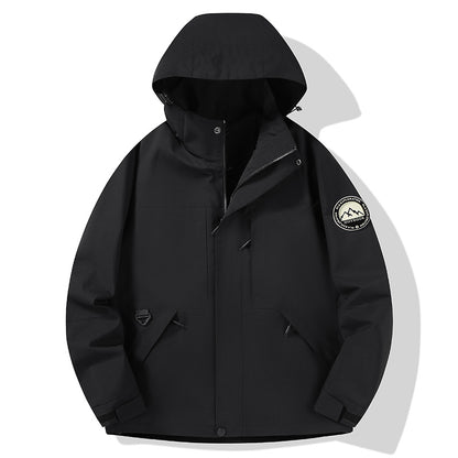 Women's waterproof hardshell outdoor jacket with hood and multifunction pockets Shop Velvia