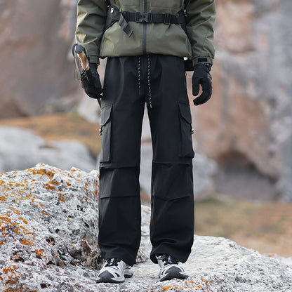 Men's Technical Outdoor Cargo Pants with Water-Repellent Stretch and Reinforced Knees Shop Velvia