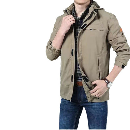 Men's lightweight technical field jacket with multifunctional pockets and adjustable hem Shop Velvia
