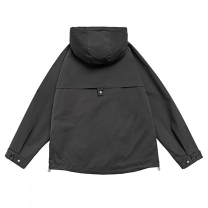 Unisex Oversized Utility Parka with hood, concealed front placket and multifunctional pockets Shop Velvia