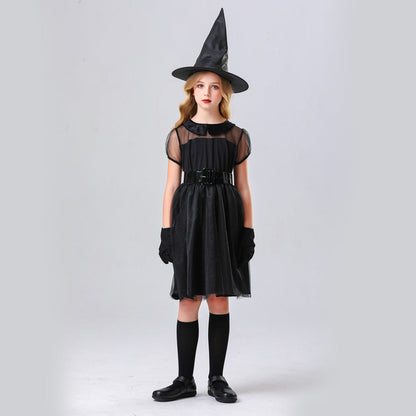 Girl Witch Costume with Tulle Skirt and Accessories Shop Velvia