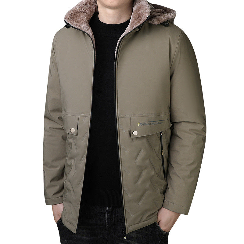 Men's Thermal Parka with Teddy Lining and Hood Shop Velvia