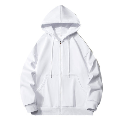 Men's hoodie zip-up jacket with full zip, oversized fit, and raglan sleeves Shop Velvia
