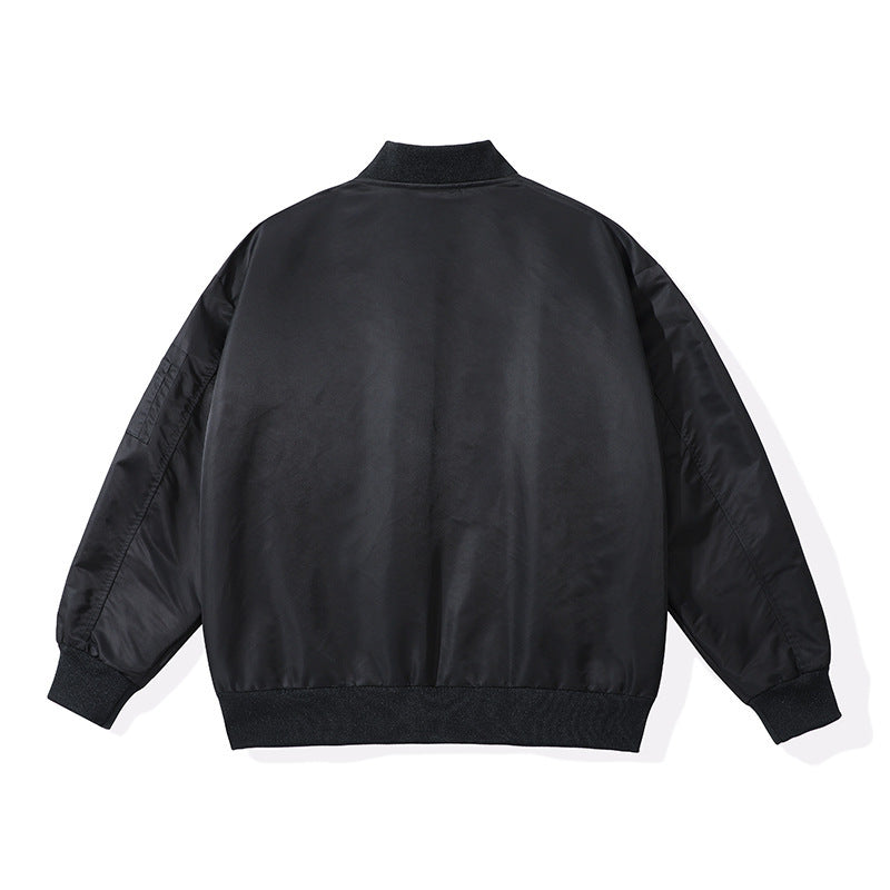 Men's Lightweight Flight Bomber Jacket with Water-Repellent Shell and Contrast Lining Shop Velvia