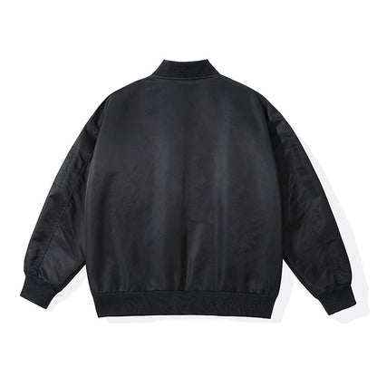 Men's Lightweight Flight Bomber Jacket with Water-Repellent Shell and Contrast Lining Shop Velvia