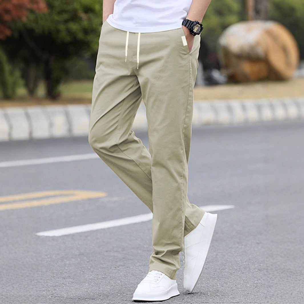 Men's sporty leisure pants with elastic waistband and modern side pockets Shop Velvia