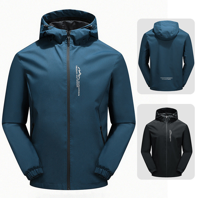 Men's Ultralight Rain Jacket with Hood, Water-Repellent Membrane and Taped Seams Shop Velvia