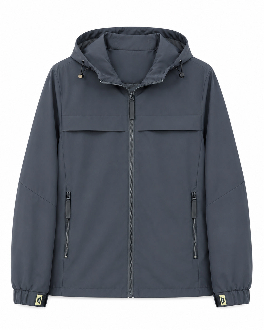 Men's lightweight water-repellent hooded softshell jacket with zip pockets Shop Velvia