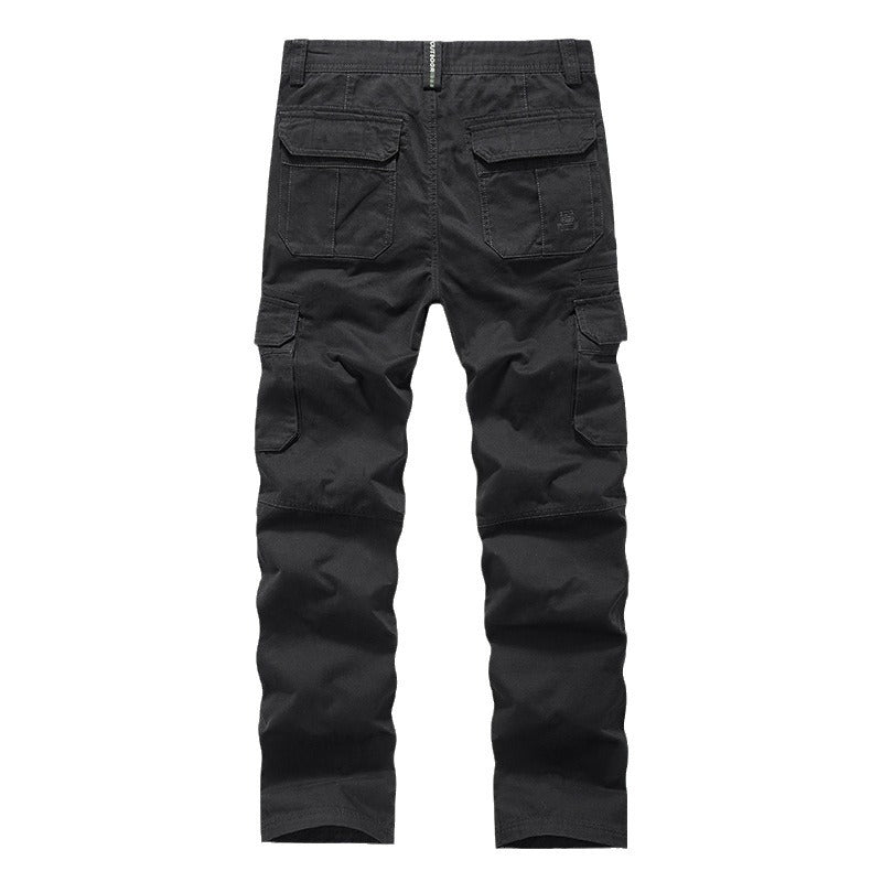 Men's robustly cut cargo pants with reinforced knees and multiple pockets Shop Velvia