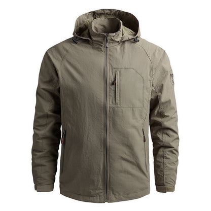 Men's Tactical-Urban Transitional Jacket with Hood, Mesh Lining and Concealed Zipper Pockets Shop Velvia