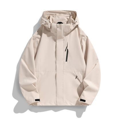Women Oversize Softshell Hooded Jacket with Drop Shoulder, Concealed Zippers and Drawstring Shop Velvia