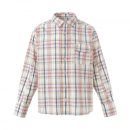 Unisex Checked Overshirt-Jacket with Chest Pocket and Boxy Cut Shop Velvia