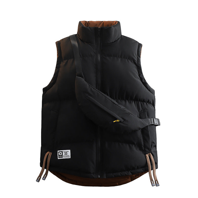 Ladies Modern Quilted Outdoor Vest with Integrated Belt Pocket System and High Stand Collar Shop Velvia