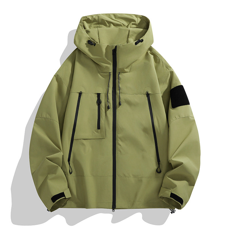 Women's Technical Outdoor Jacket with Adjustable Hood System and Multifunctional Pockets Shop Velvia