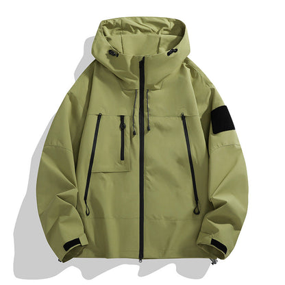 Women's Technical Outdoor Jacket with Adjustable Hood System and Multifunctional Pockets Shop Velvia