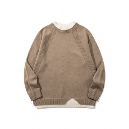 Unisex fine knit sweater with raglan seam and triangular hem adornment Shop Velvia