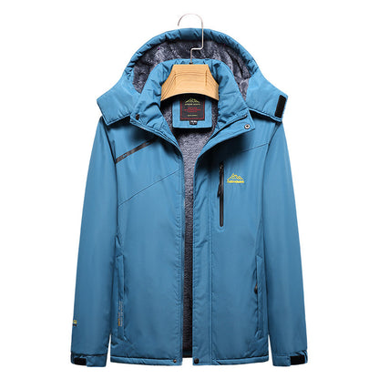 Women's Quilted Winter Jacket with Fleece Lining, Removable Hood, and Waterproof Softshell Outer Layer Shop Velvia