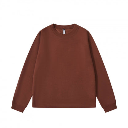 Unisex Oversized-Long Sleeve-Sweatshirt with Round Neck, French-Terry Quality and Ribbed Cuffs Shop Velvia