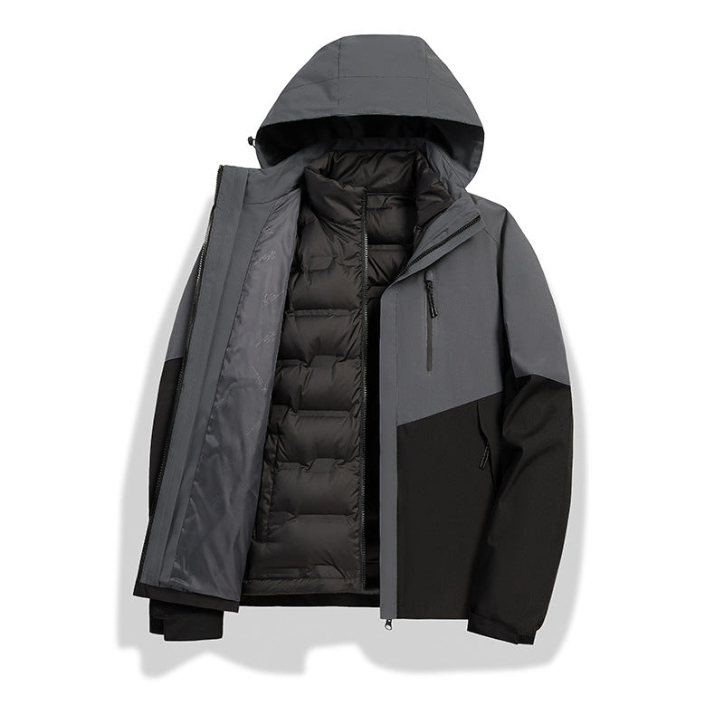 Men's Convertible Winter Jacket with Removable Quilted Lining Shop Velvia