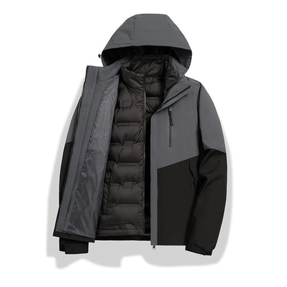 Men's Convertible Winter Jacket with Removable Quilted Lining Shop Velvia