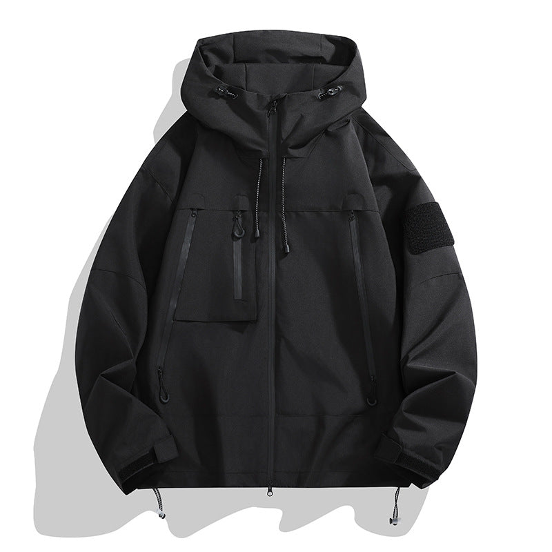Women's Technical Outdoor Jacket with Adjustable Hood System and Multifunctional Pockets Shop Velvia