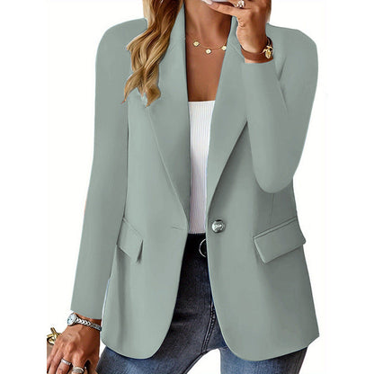 Women Modern Tailored Blazer with Elegant Button Details Shop Velvia