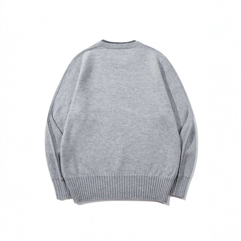Unisex Soft Mélange Crew Neck Sweater made of Organic Cotton Blend with Boxy Fit and Wide Ribbed Cuffs Shop Velvia