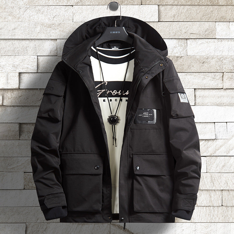 Men's Urban Tech Parka with hood, multifunctional pockets and thermal insulation Shop Velvia