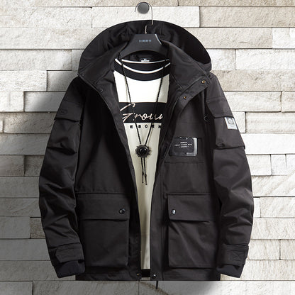 Men's Urban Tech Parka with hood, multifunctional pockets and thermal insulation Shop Velvia