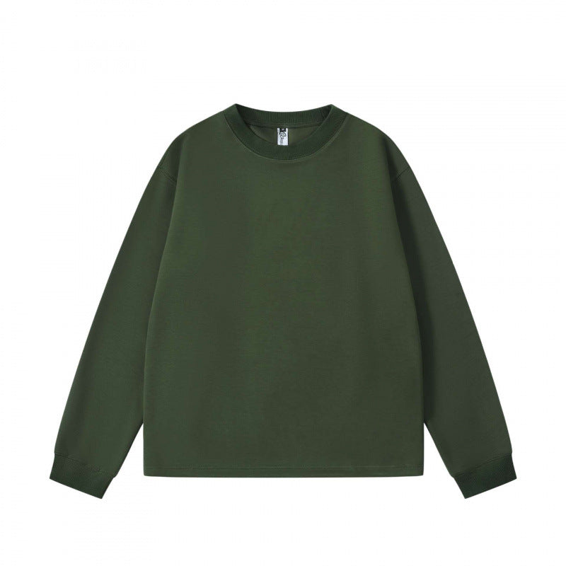Unisex Oversized-Long Sleeve-Sweatshirt with Round Neck, French-Terry Quality and Ribbed Cuffs Shop Velvia