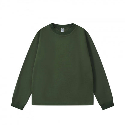 Unisex Oversized-Long Sleeve-Sweatshirt with Round Neck, French-Terry Quality and Ribbed Cuffs Shop Velvia