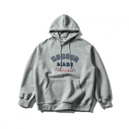 Unisex Oversized Hoodie with Kangaroo Pocket and Logo Print Shop Velvia