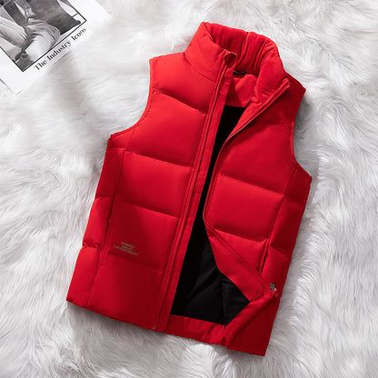 Women's quilted vest with thermal insulation and stand-up collar Shop Velvia