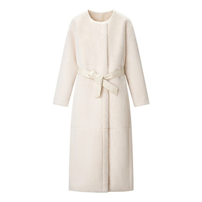 Women's Cozy Longline Teddy Coat with Clean-Cut Silhouette and Hidden Snap Placket Shop Velvia